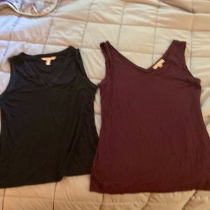 2 Banana Republic sleeveless tops